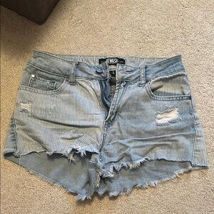 Distressed Jean Shorts